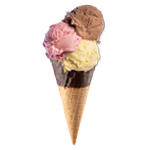 3 Scoops Ice Cream 